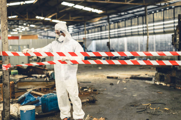 Professional Trauma Scene Cleanup technician working in Rice, TX